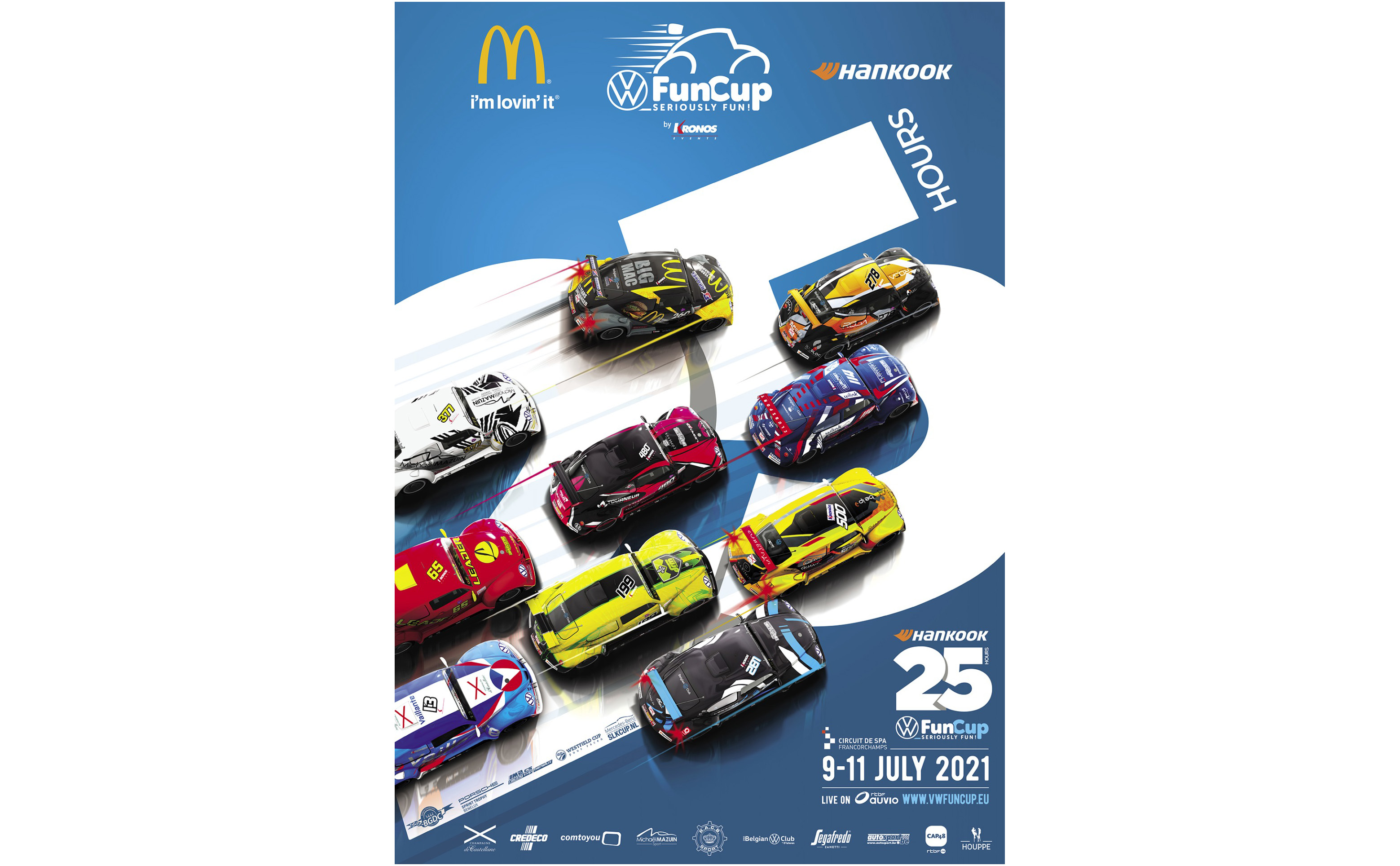 Poster VW Fun Cup 25H 2021 Canvas Resized